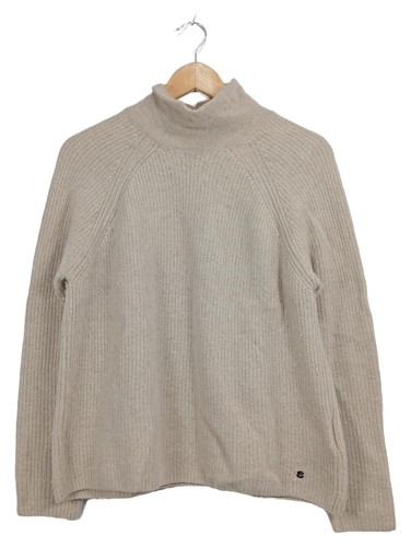 Bugatti pull femme beige - beige, col