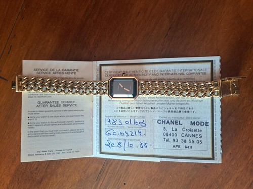 Montre bracelet chanel - montre-bracelet, plaqué