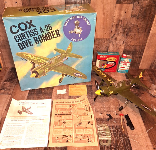 Vintage cox curtiss dive - a-25,