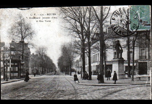 Rouen kiosque journaux - kiosque, à