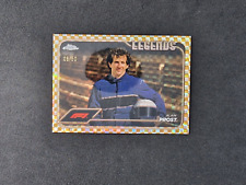 2024 Topps Chrome F1 Formula 1 Alain Prost Gold Checker Flag Refracto 06/50 #200