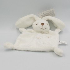 Doudou plat lapin blanc