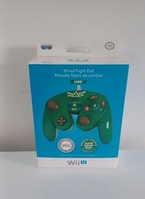 CONTROLLER MANETTE ZELDA LINK SUPER SMASH BROS WIRED FIGHT PAD WII U WIIU