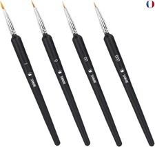 Pinceau Fin,Pinceau Maquette,Peinceaux pour Peinture Acrylique,Pinceaux