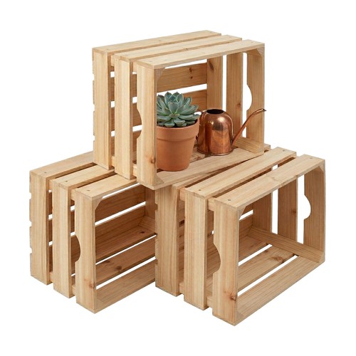 Caisse bois légumes - caisse,