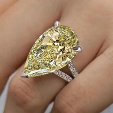 10 CT Champagne Traitée Bague