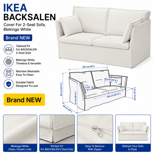 Housse ikea backsalen pour - ikea,