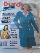 MAGAZINE SPECIAL COUTURE FACILE  BURDA  AVEC COURS ILLUSTRES PRINTEMPS 1994 