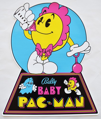 Baby pacman side art screen - baby,