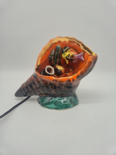 Lampe coquillage vallauris - lampe,