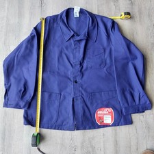 Vetement de travail ancien veste ancienne bleu neuve avec étiquette