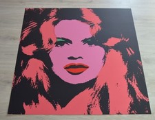 4 Sérigraphies Brigitte Bardot d'après Andy Warhol 91,04 cm X 91,04 cm