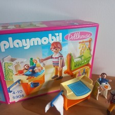 Playmobil - 5304 - La chambre à coucher de bébé -papa  Complet 