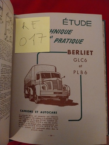 Revue technique berliet camion - technique,