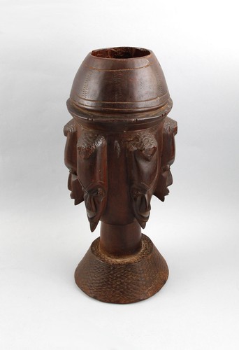 Vase africain sculpté - vase,
