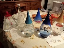 bouteilles evian de collection 2001 2002 2004 2006 Millenium Christian Lacroix 