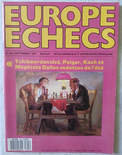Revue europe echecs 345 - -, n°345