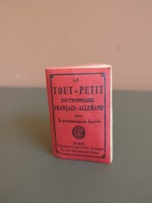 Mini dictionnaire ancien “Le Tout-Petit” Français-Allemand – Édition Garnier...