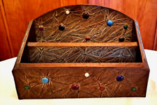 ANCIEN  CLASSEUR LETTRES DE BUREAU TRES ORIGINAL       27X19X12CM