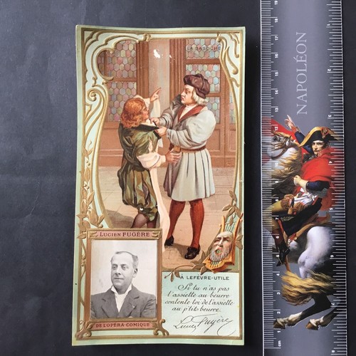 Chromo gaufré lefevre - lu,