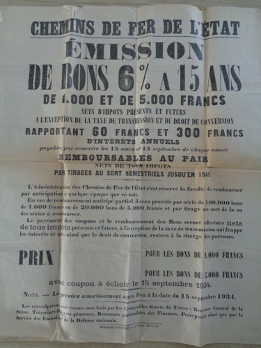 Affiche ancienne chemin - affiche,