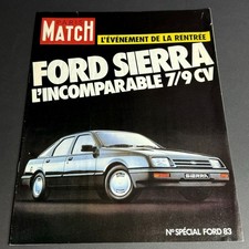 FORD PARIS MATCH 1983 / 16p brochure / FR French / SIERRA ESCORT XR3 FIESTA XR2