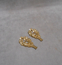 2 Ornements élément de décoration  style LOUISXVI en Bronze Laiton 9 cm H