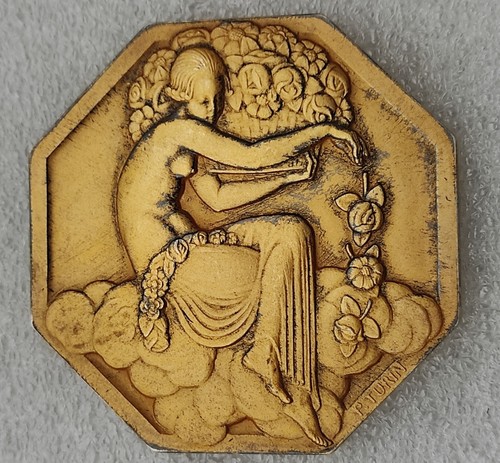 Medaille vermeil argent - argent, doré