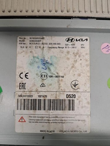 Ecran gps hyundai - i, 20