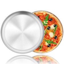 Lot de 2 plaques à pizza