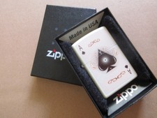 Zippo Vintage Ace Pik As Carte