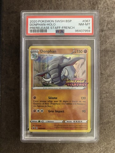 Carte pokemon staff donphan - carte,