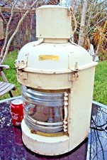 Ancien gros fanal maritime  Lanterne de bateau marque  OUVRARD & VILLARS ST OUEN