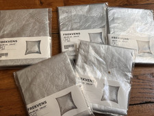 lot de 5 pièces IKEA Frekvens Silver Pillowcase Limited Edition 19"x19"