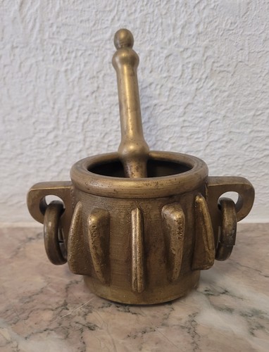 Ancien mortier pilon en - et,