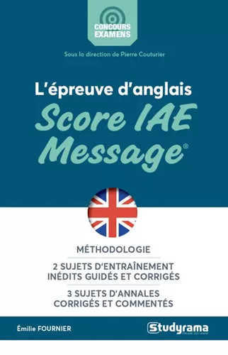épreuve anglais au score - d'anglais,