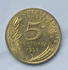   Pièce  5 centimes, année