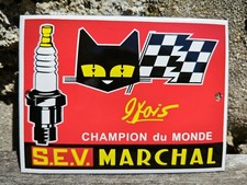 Plaque émaillée Bougie CHAMPION Enamel Sign no Eyquem Floquet Klg Marchal Bosch