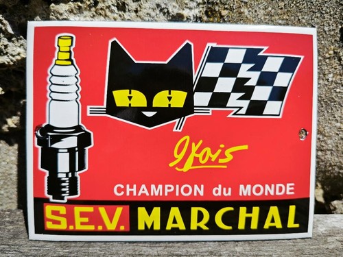 Plaque émaillée bougie v - émaillée,