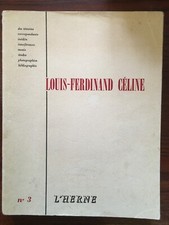 Cahiers de L'Herne n° 3 - Louis-Ferdinand Céline - EO 1963