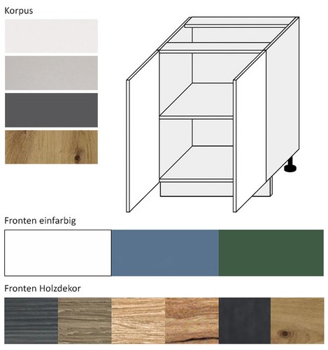 Meuble bas cuisine silver - bas, de