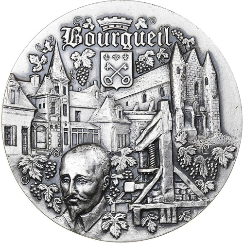 France médaille bourgueil - france,, médaille,