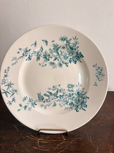 Plat rond faïence - plat,