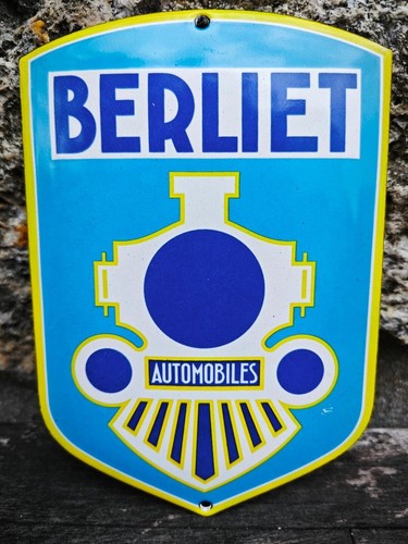 Plaque émaillée berliet - plaque,