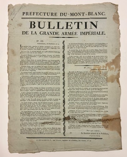 1805 bulletin grande armée - 1805,
