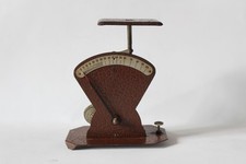 Petite balance pèse lettre marron en métal ancienne, bon état