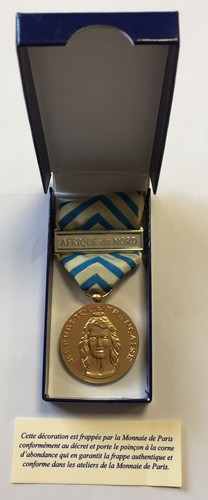 Médaille afrique nord - médaille, d'afrique
