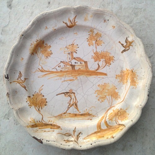 Belle assiette faience