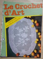 § catalogue ancien LE CROCHET D'ART n° 27 - 1986 - napperons