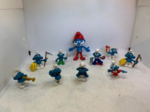 Lot ancien jouet - ancien, schtroumpfs